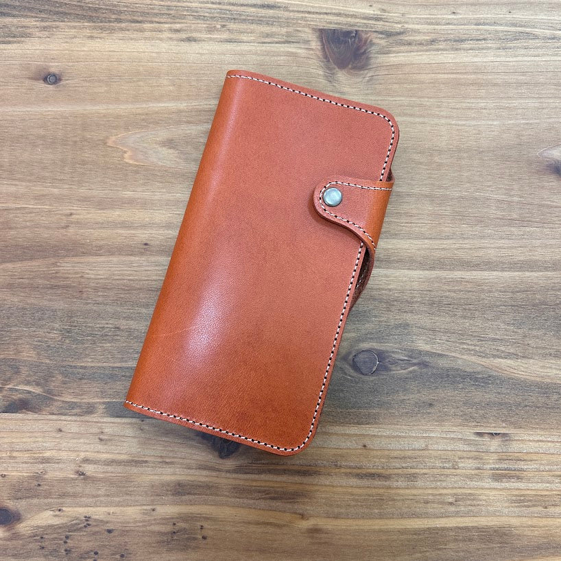 【訳あり品21】iPhone 14 Pro Max用ケース 栃木レザー ORANGE nc3932