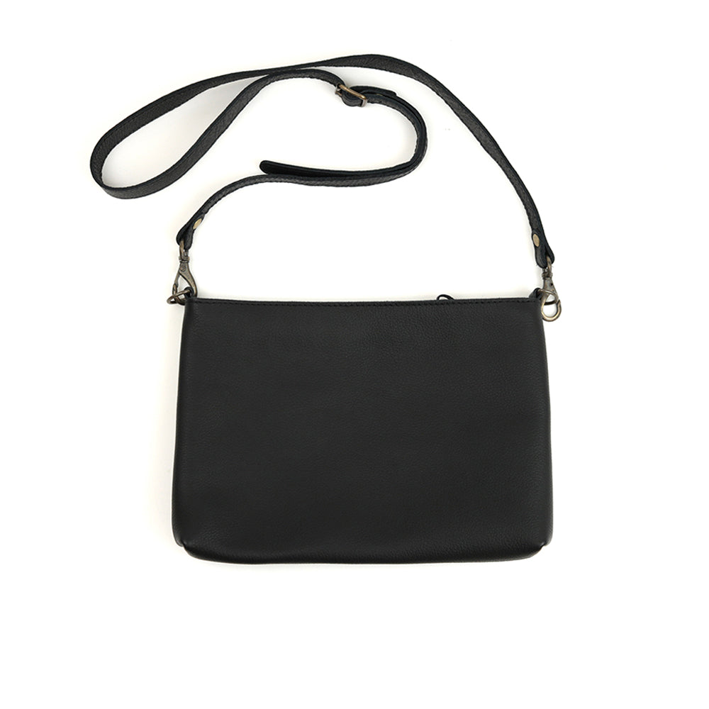 【浅型-中サイズ】姫路レザー シンプルを極めたレザーサコッシュ NC3420S