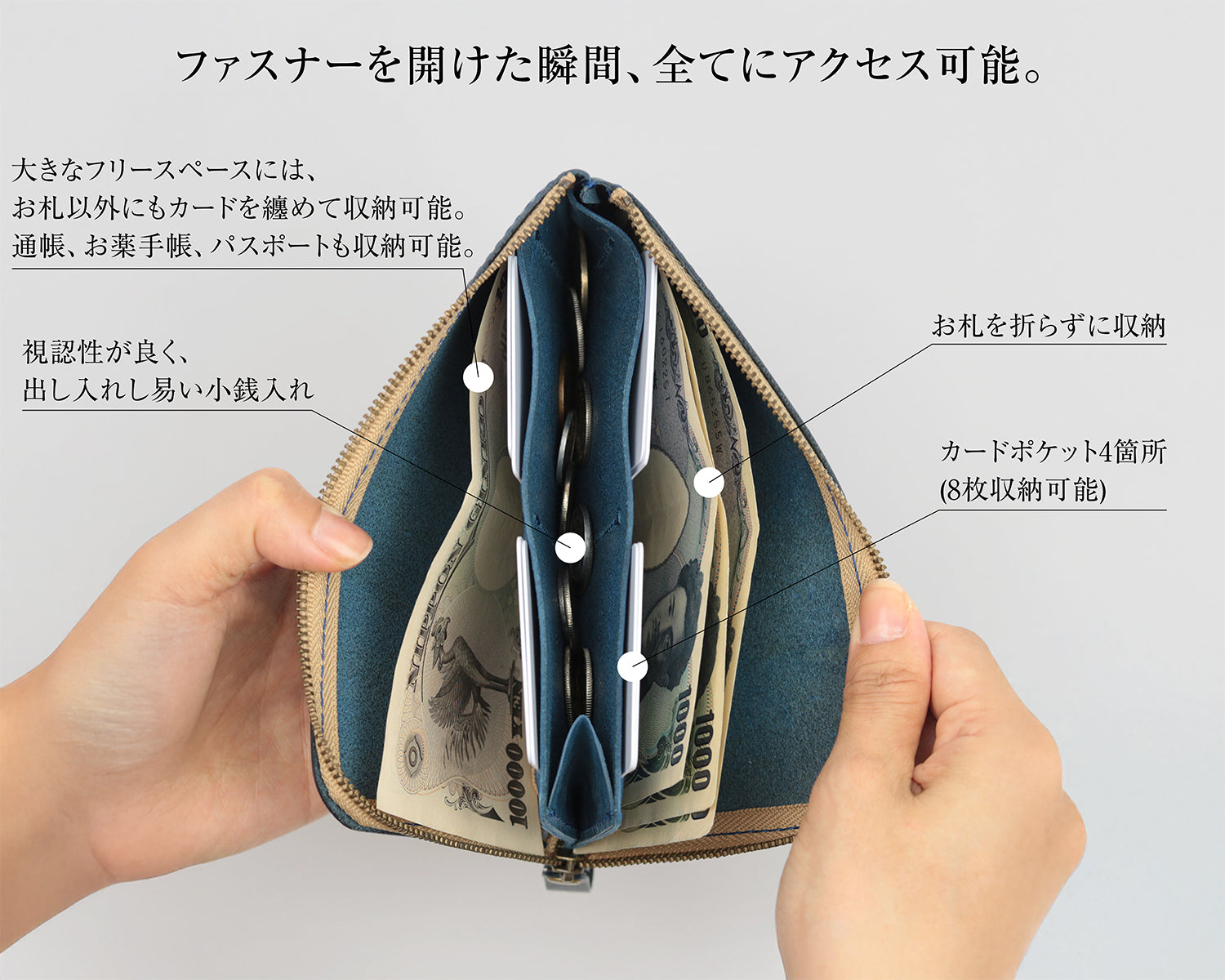 【L字ファスナー薄型長財布】イタリアンレザーNC3749w|Native Creation(ネイティブクリエーション)公式オンラインショップ