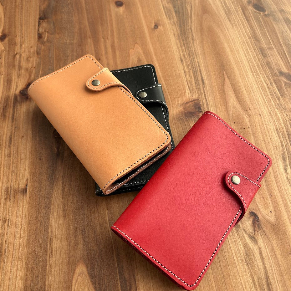 【訳あり品1】 iPhone 15 Plus用ケース 栃木レザーORANGE nc3937