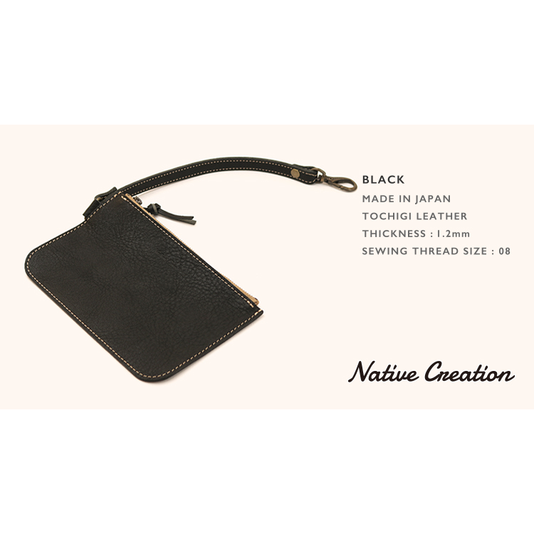 【レザーポーチ】栃木レザー NC3416V