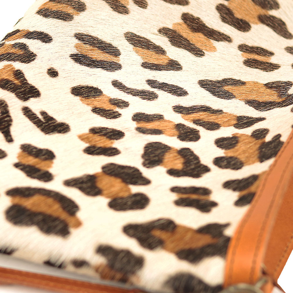 【小サイズ】レザーファー(豹柄)サコッシュ NC3419FL|Native Creation(ネイティブクリエーション)公式オンラインショップ