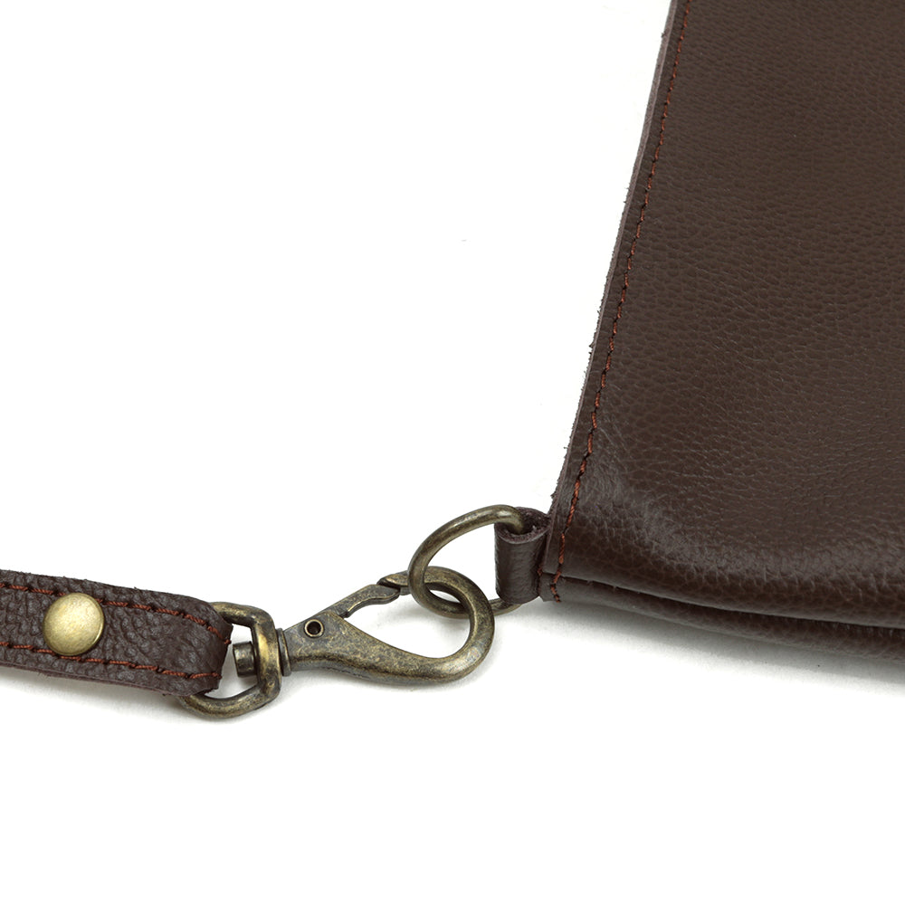 【浅型-中サイズ】姫路レザー シンプルを極めたレザーサコッシュ NC3420S