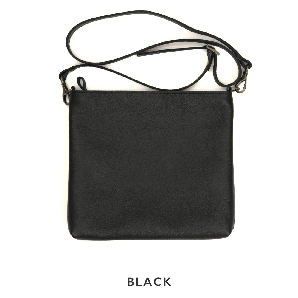 【深型-小サイズ】姫路レザー シンプルを極めたレザーサコッシュ NC3421s