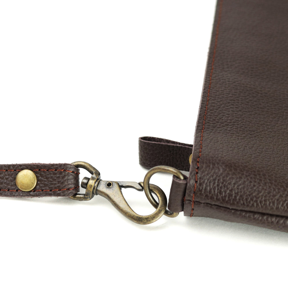 【深型-小サイズ】姫路レザー シンプルを極めたレザーサコッシュ NC3421s