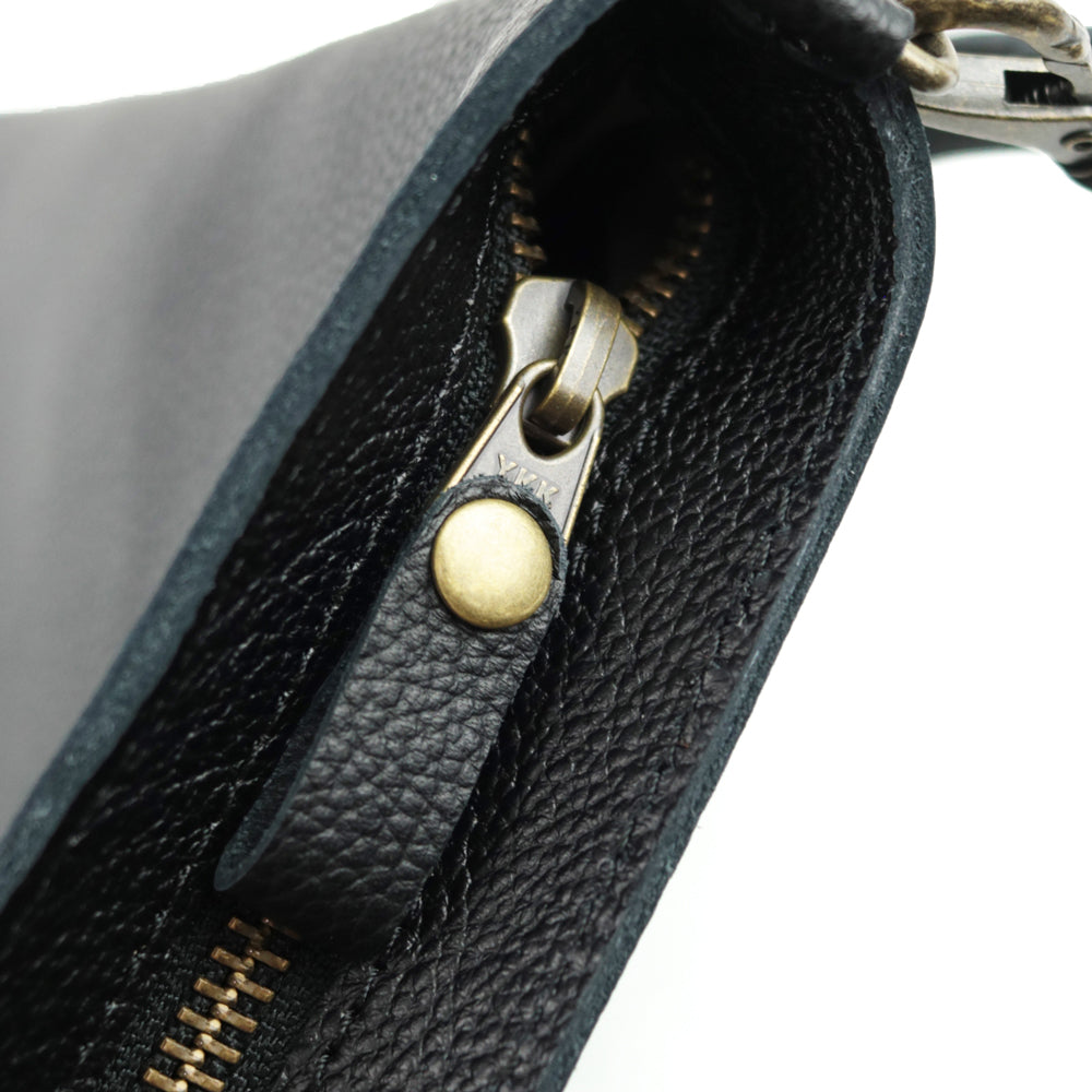 【深型-小サイズ】姫路レザー シンプルを極めたレザーサコッシュ NC3421s