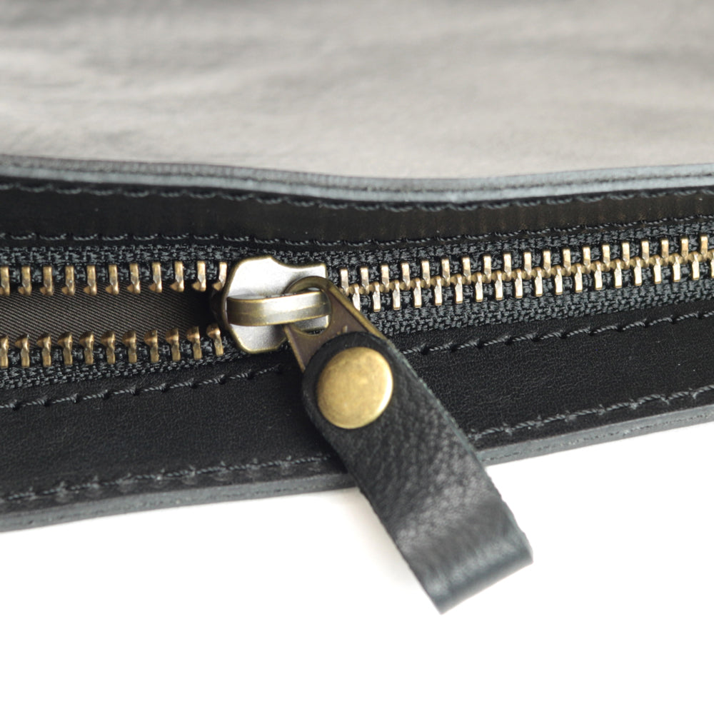 【深型-小サイズ】栃木レザー シンプルを極めたレザーサコッシュ NC3421v