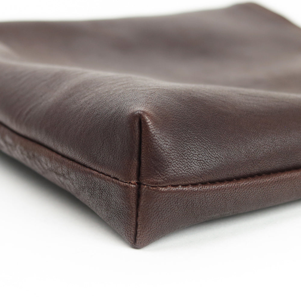 【深型-小サイズ】栃木レザー シンプルを極めたレザーサコッシュ NC3421v