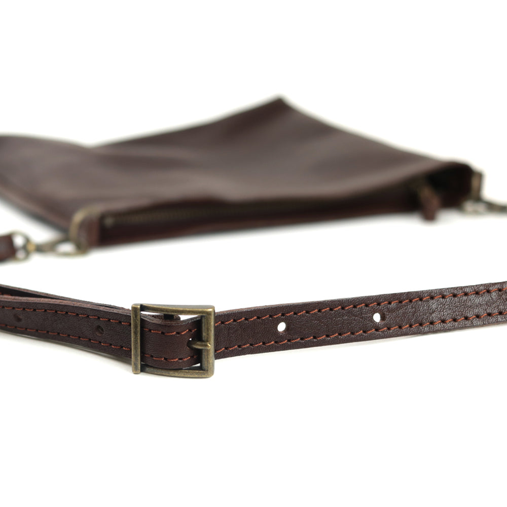 【深型-小サイズ】栃木レザー シンプルを極めたレザーサコッシュ NC3421v