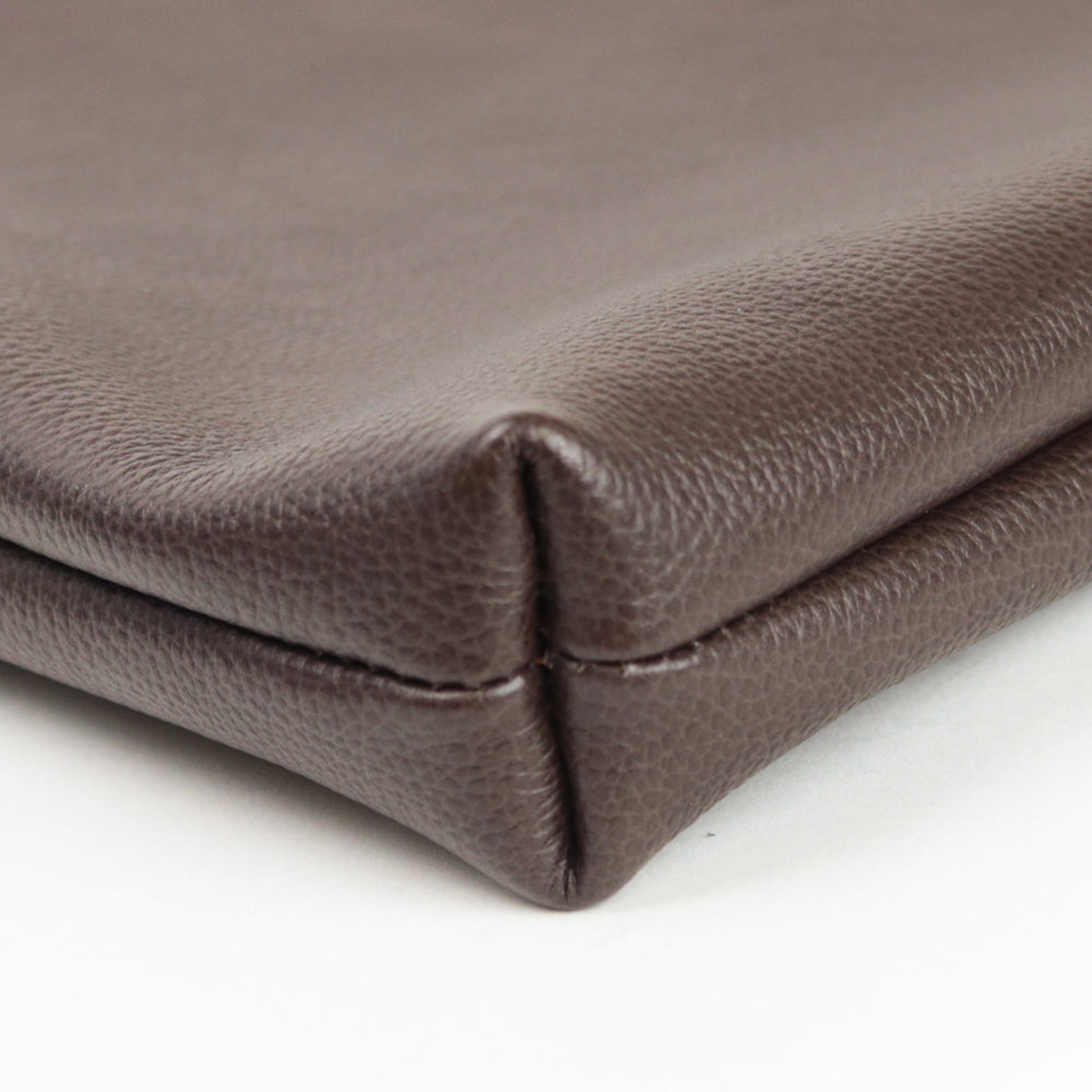 【深型-中サイズ】姫路レザー シンプルを極めたレザーサコッシュ NC3422s