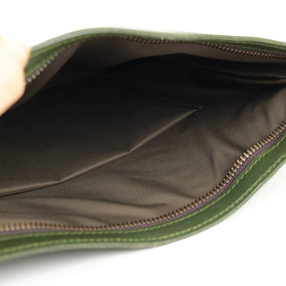 【深型-中サイズ】栃木レザー シンプルを極めたレザーサコッシュ NC3422v