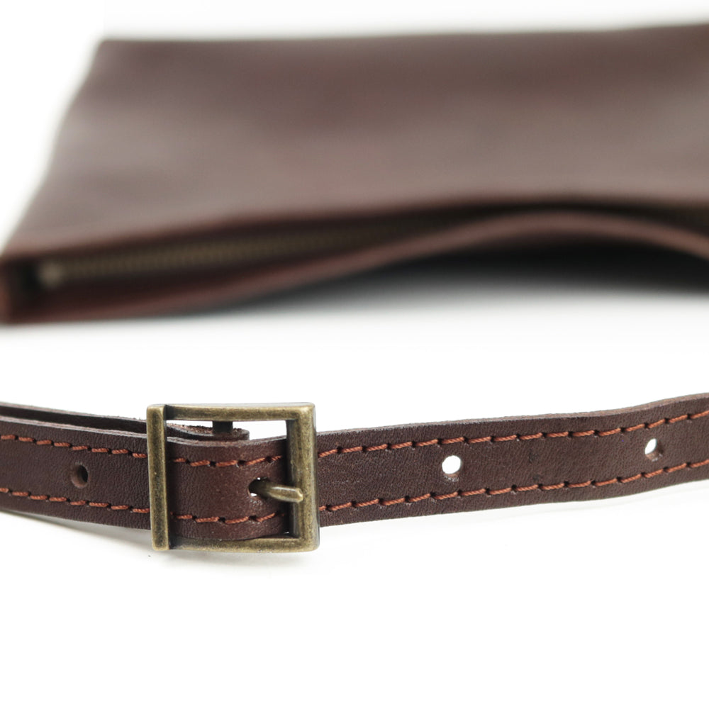 【深型-中サイズ】栃木レザー シンプルを極めたレザーサコッシュ NC3422v