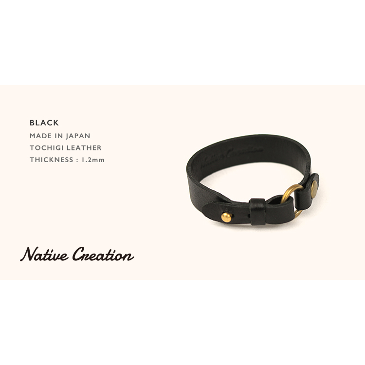 Two-step size adjustable leather bracelet NC3609