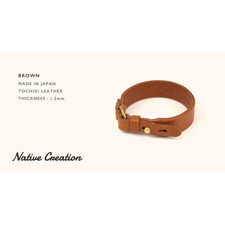 Two-step size adjustable leather bracelet NC3609