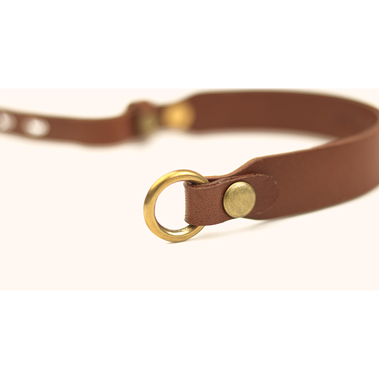 Two-step size adjustable leather bracelet NC3609