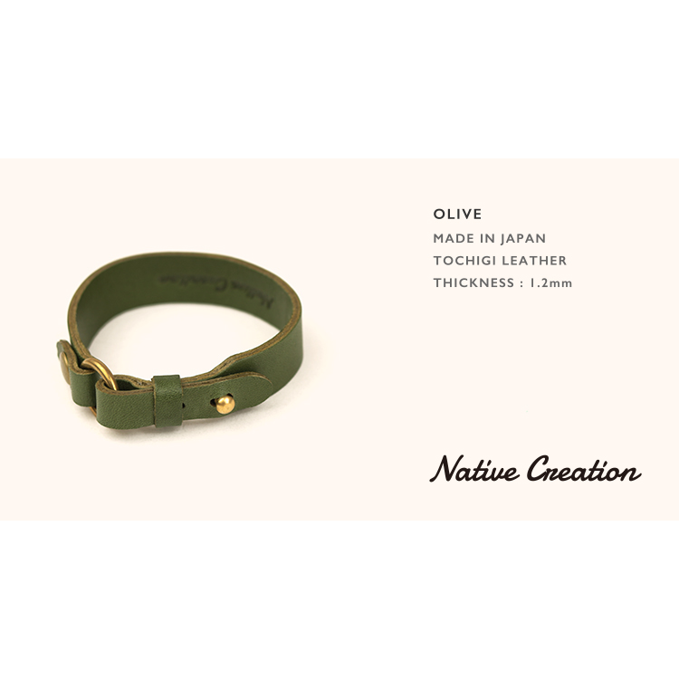 Two-step size adjustable leather bracelet NC3609