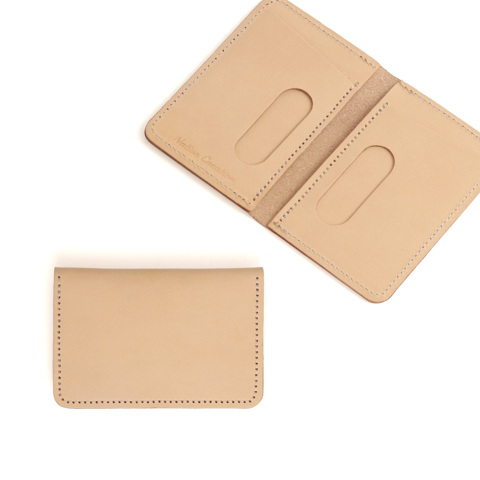 ナチュラルレザー パス・カードケース 栃木レザー NC3717-NTR