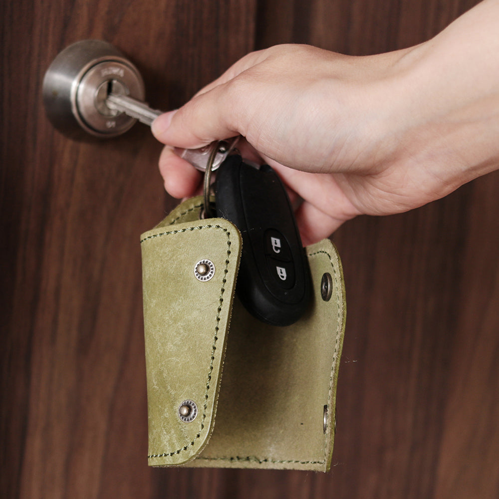 Italian leather key case NC3718W