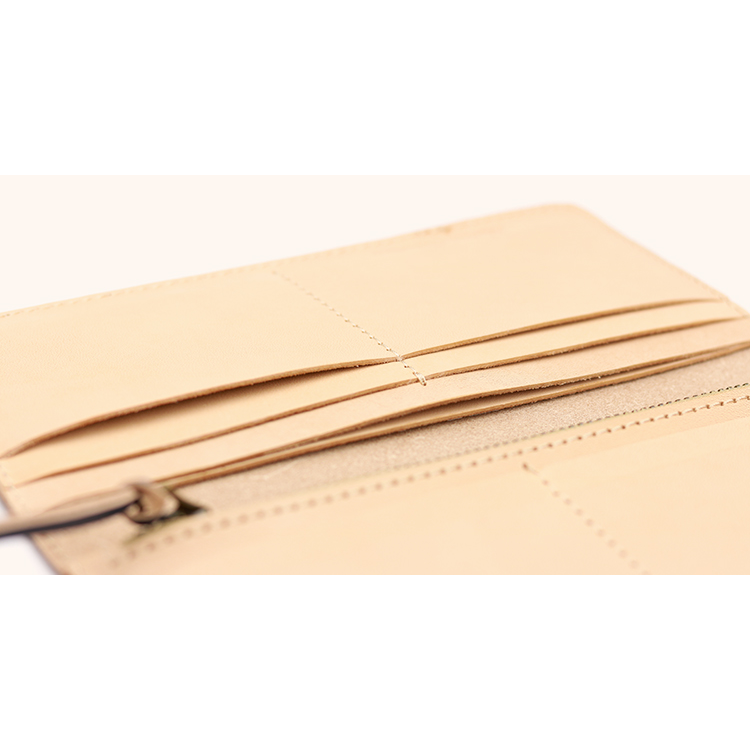 Antique dyed smart long wallet NC3730D