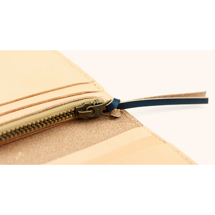 Antique dyed smart long wallet NC3730D