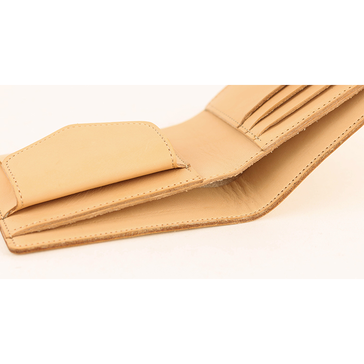 【定番二つ折り財布】栃木レザーナチュラル NC3731-NTR