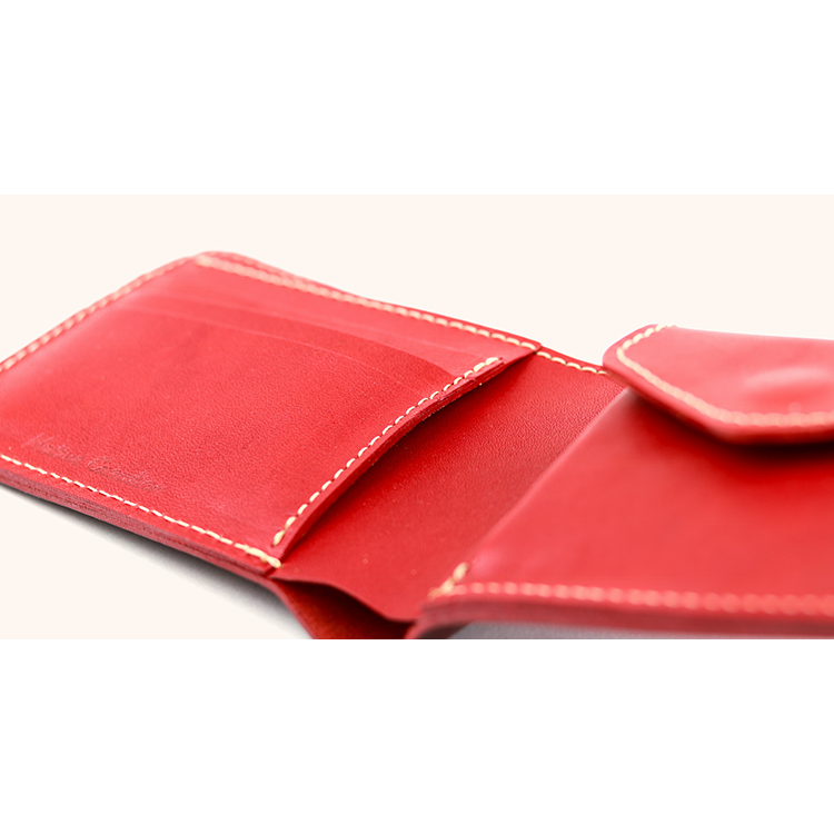 Antique dyed bi-fold wallet NC3731D