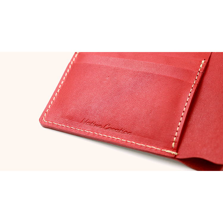 Antique dyed bi-fold wallet NC3731D