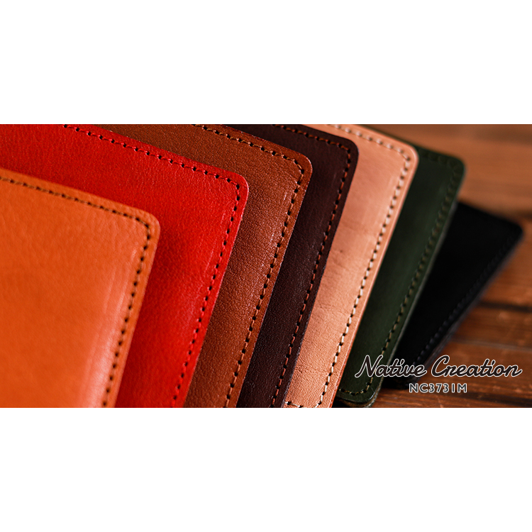 定番二つ折り財布 ソフトシュリンクオイルレザー NC3731M