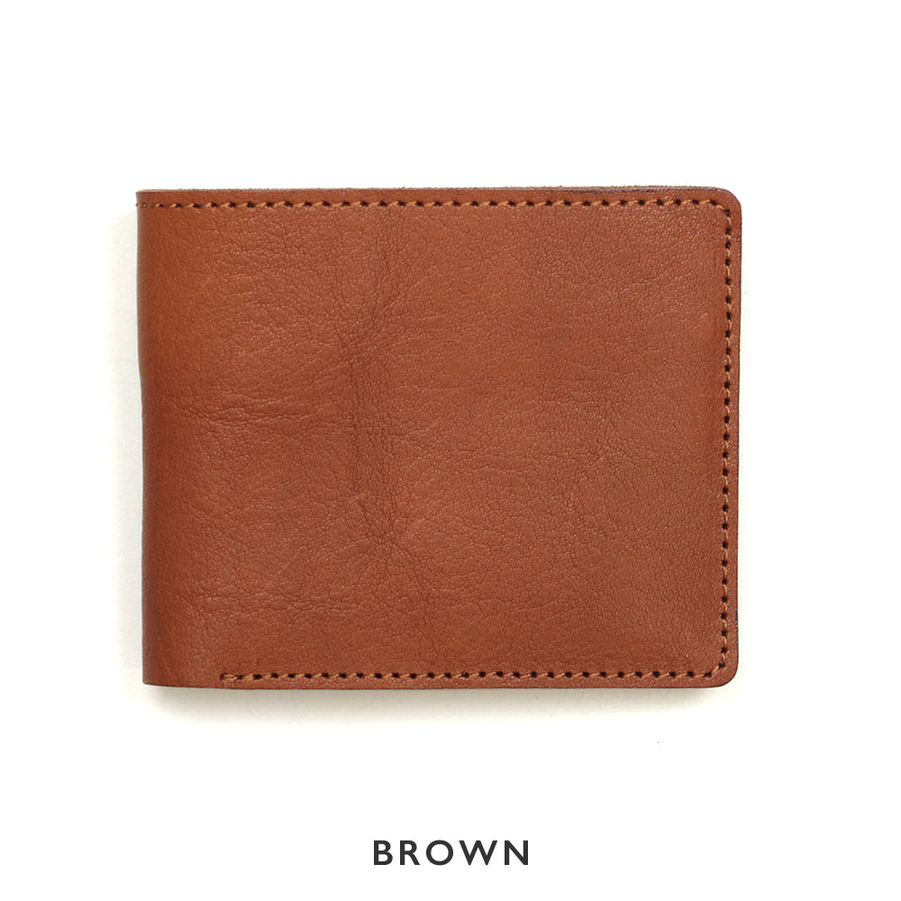 Soft Shrink Oil Leather Bi-fold Wallet NC3731M