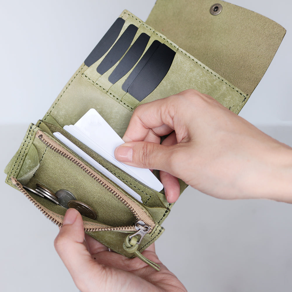 三つ折り財布 イタリアンレザー NC3736W