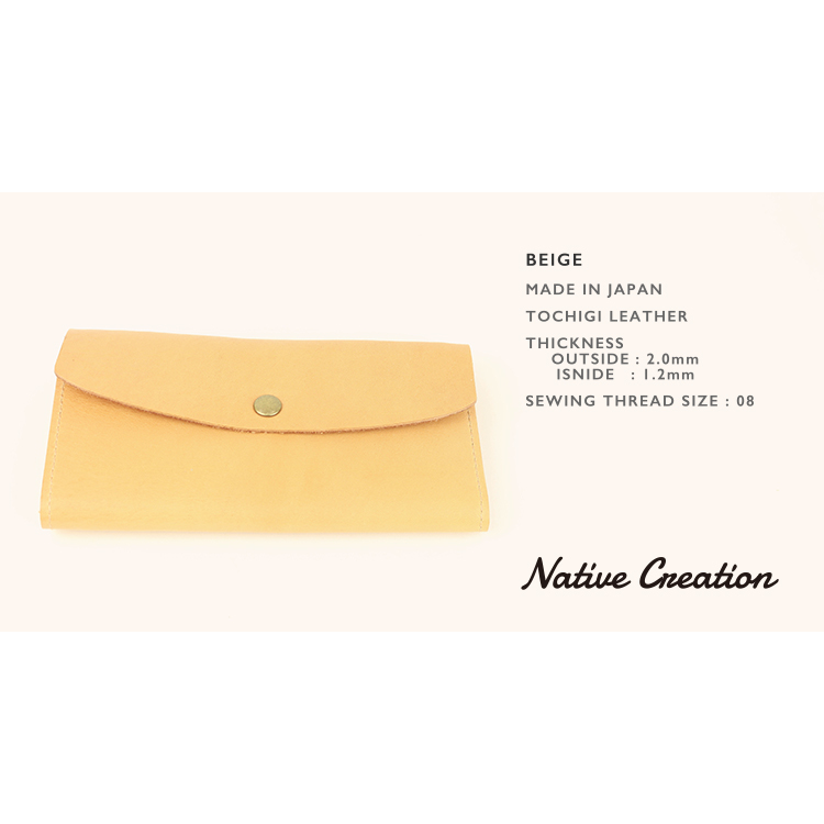 Soft Shrink Oil Leather Tri-Fold Long Wallet NC3738