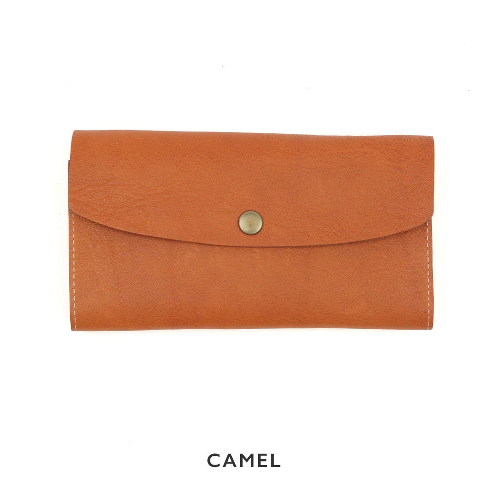 【三つ折りロングウォレット】 栃木レザー ソフトシュリンク NC3738