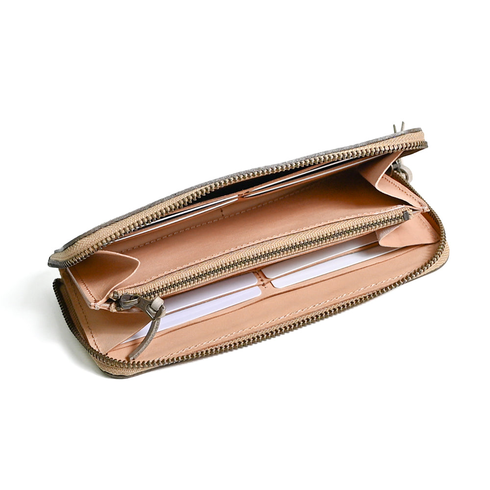 【ラウンドファスナーロングウォレット】イタリアンレザーALASKA(アラスカ)_NC3739A