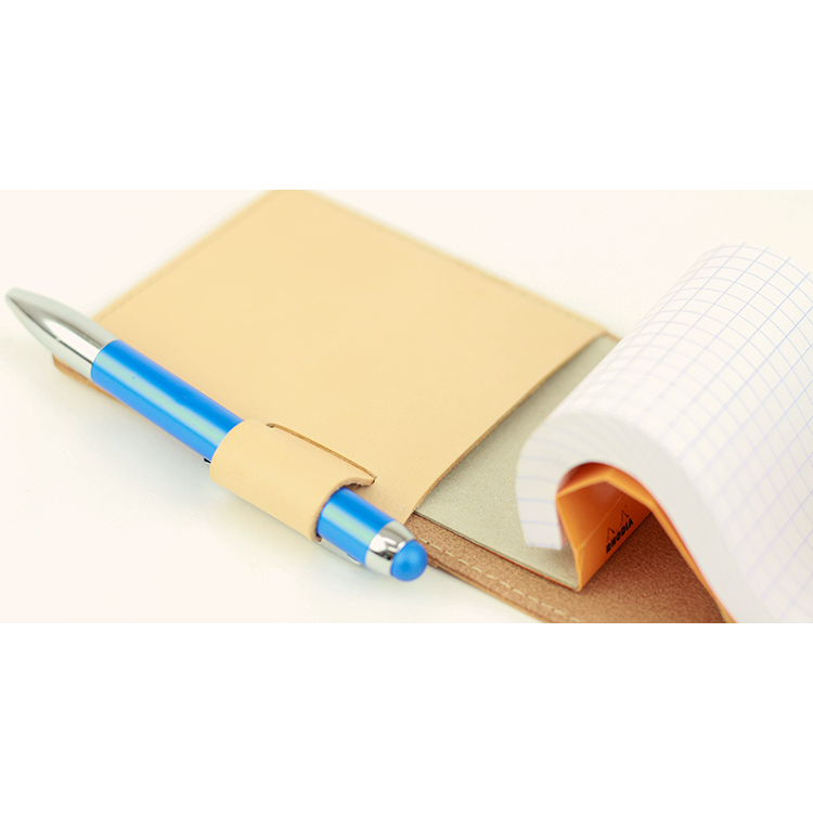 ナチュラルレザー メモパッドカバー ( RHODIA No.11 専用 ) 栃木レザー NC3741-NTR