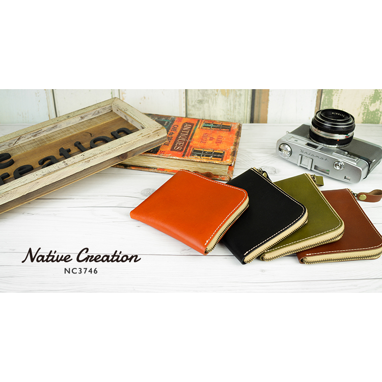 L字ファスナーミニ薄型財布 NC3746