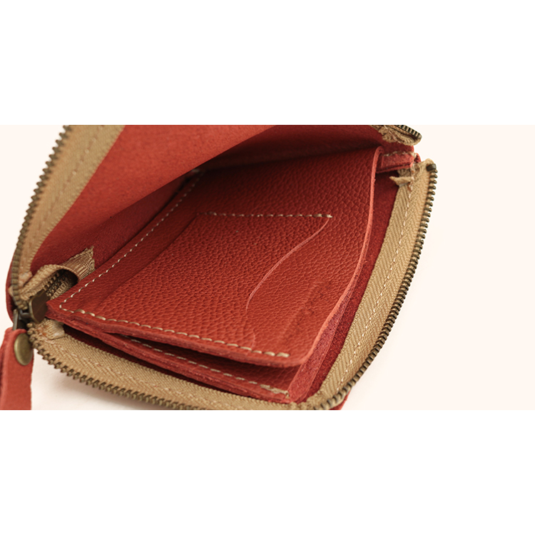 L字ファスナー薄型ミニ財布 姫路レザー NC3746S