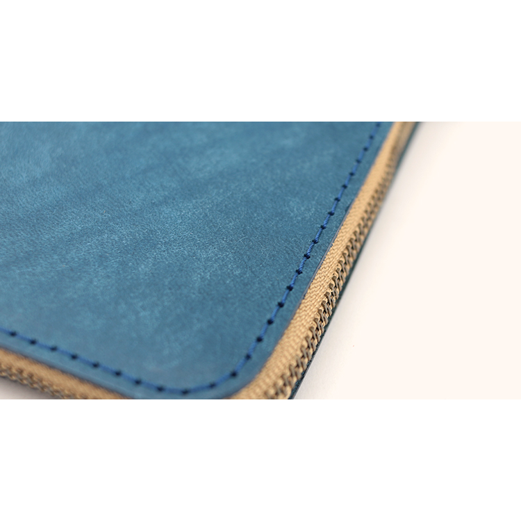 【L字ファスナーコンパクト財布】イタリアンレザー NC3746w