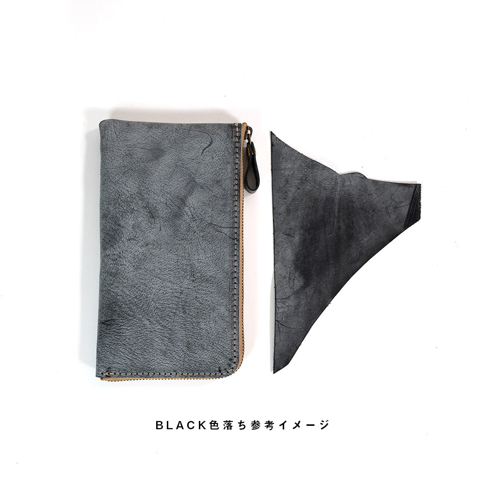 L字ファスナー長財布|8ポケット|イタリアンレザーALASKA(アラスカ)|NC3749A