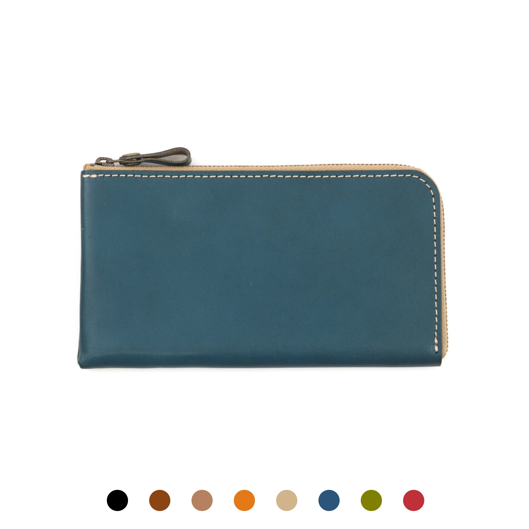L-shaped zipper thin long wallet NC3749