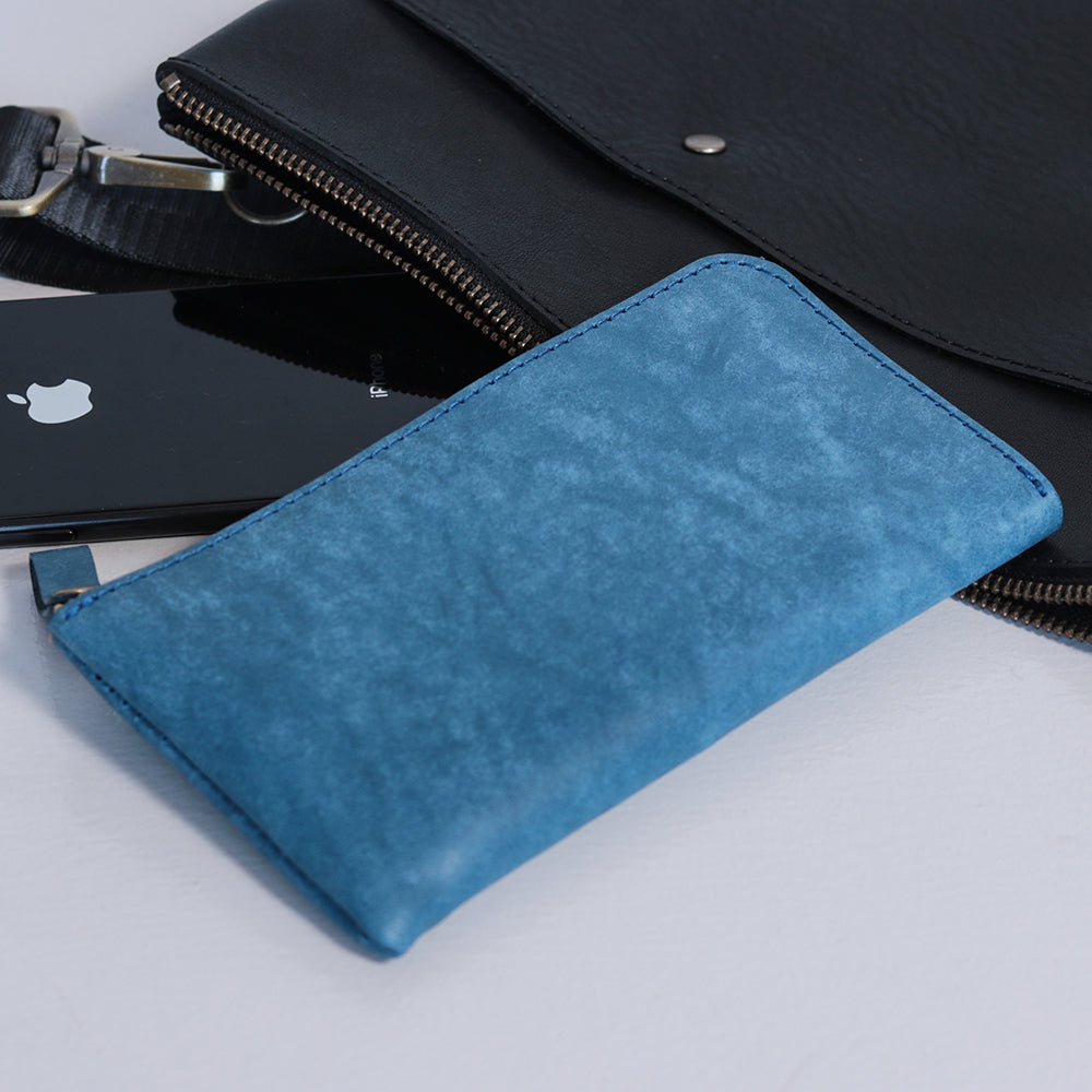 L-shaped zipper thin long wallet NC3749w