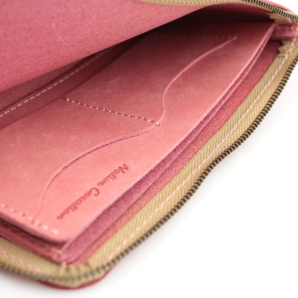 L-shaped zipper thin long wallet NC3749w