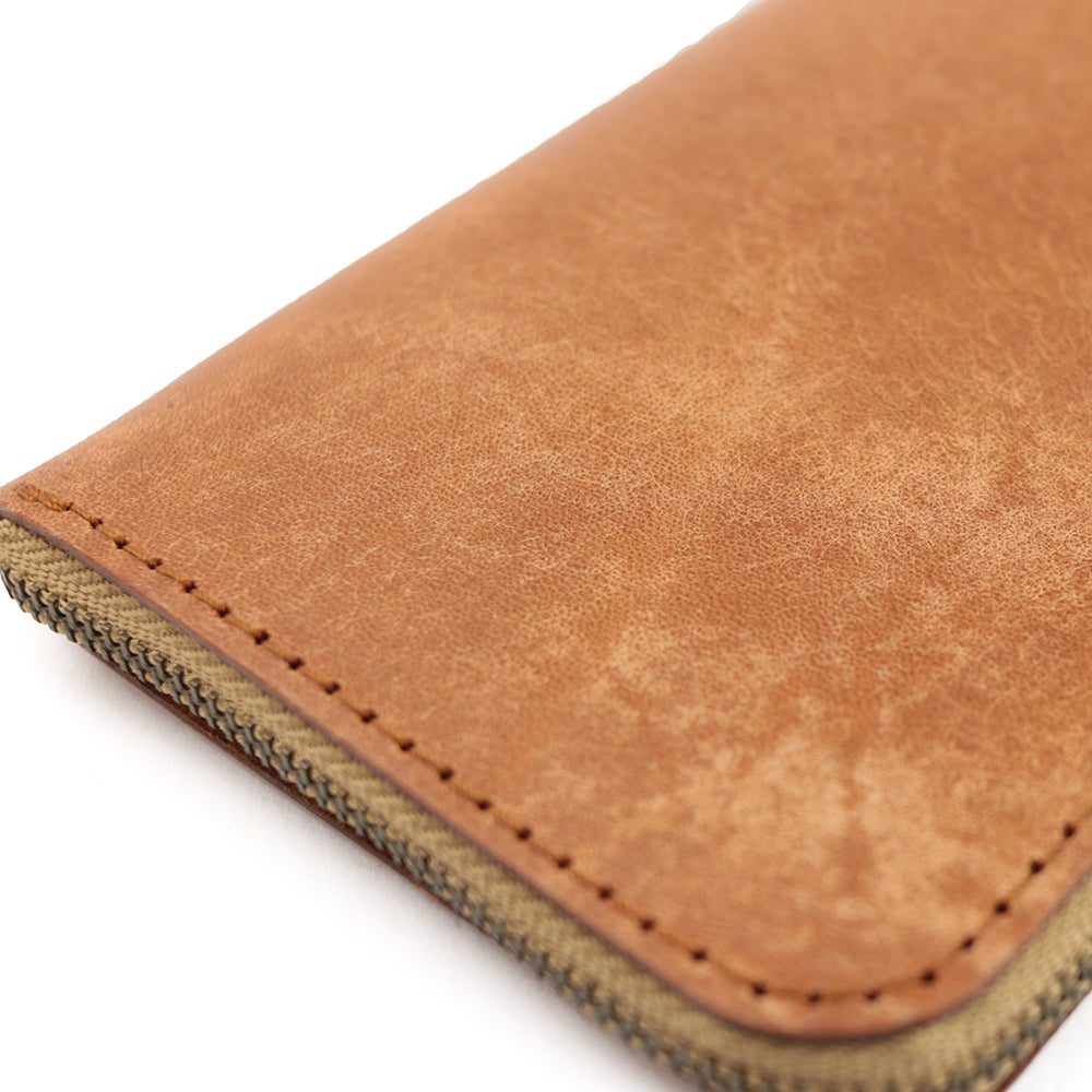 L-shaped zipper thin long wallet NC3749w