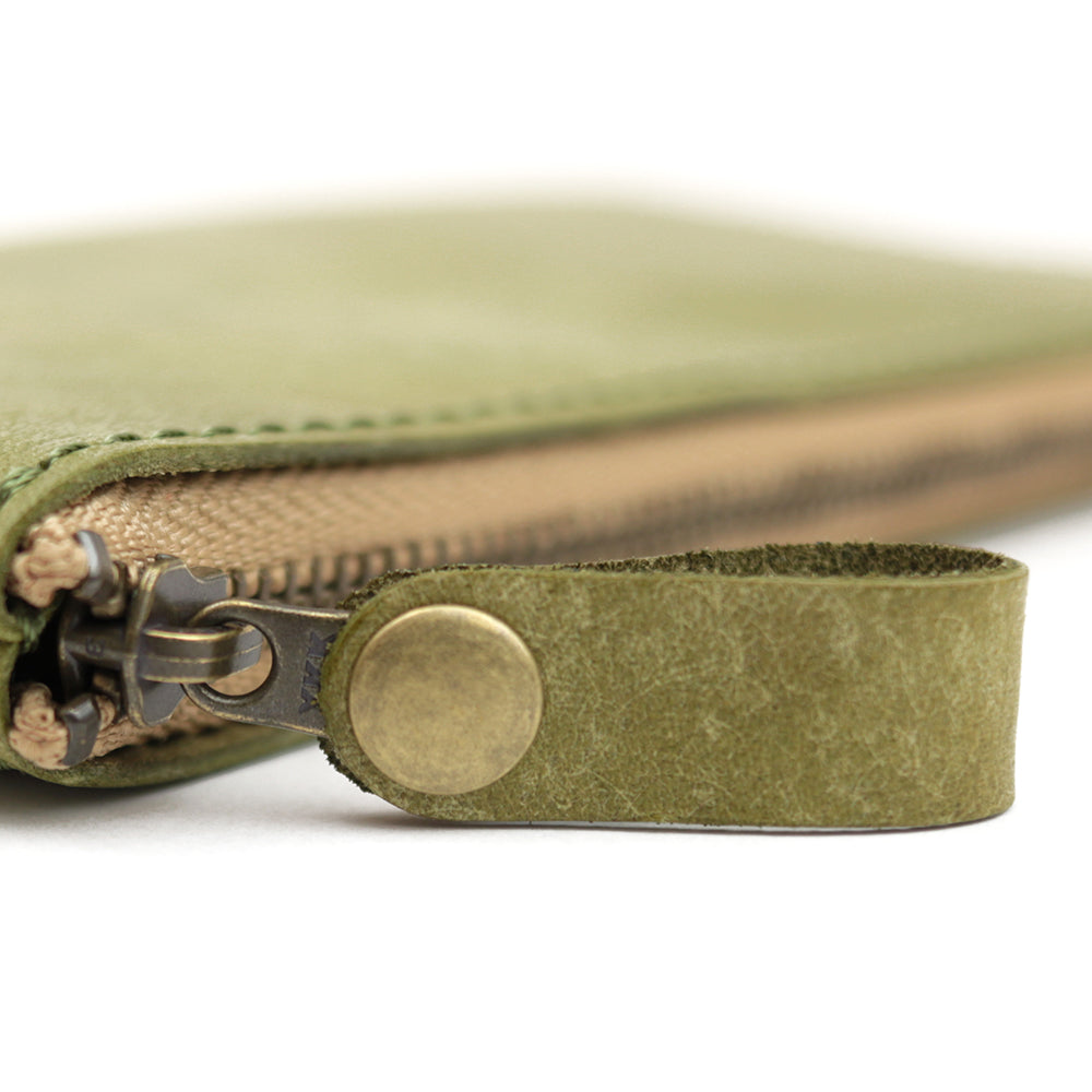 L-shaped zipper thin long wallet NC3749w