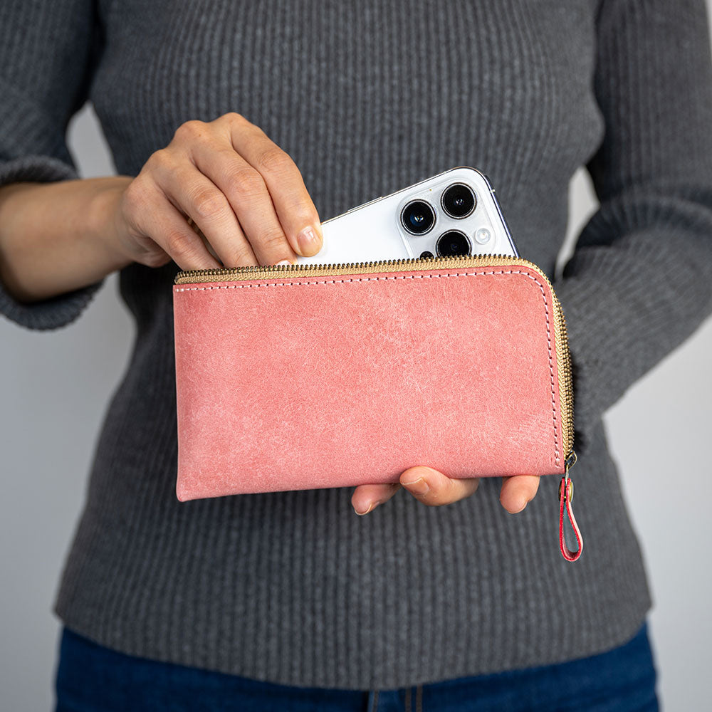 L字ファスナー薄型長財布 イタリアンレザーNC3749w