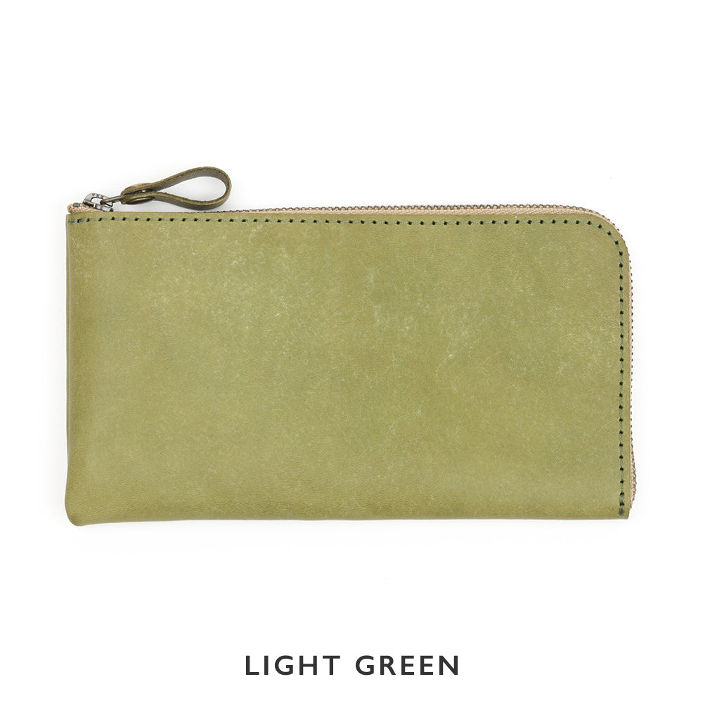 L-shaped zipper thin long wallet NC3749w