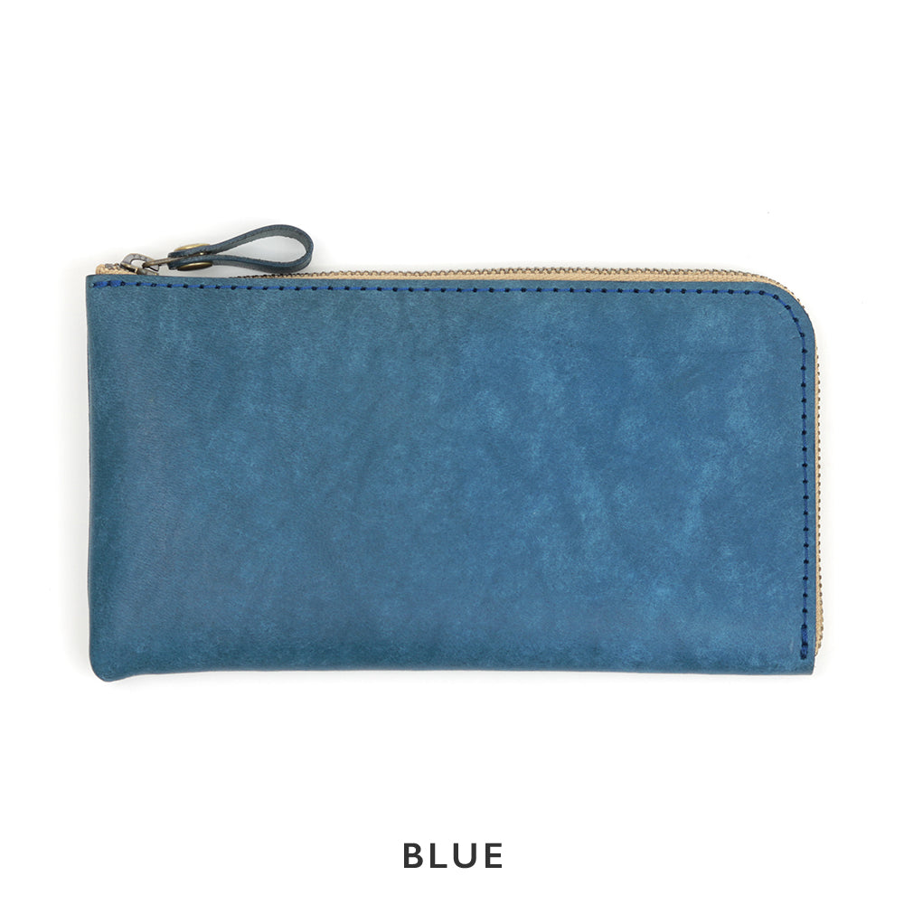 L-shaped zipper thin long wallet NC3749w