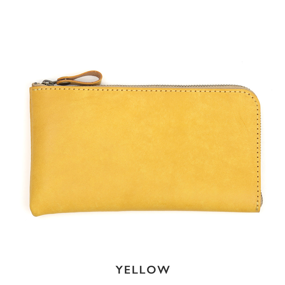 L-shaped zipper thin long wallet NC3749w