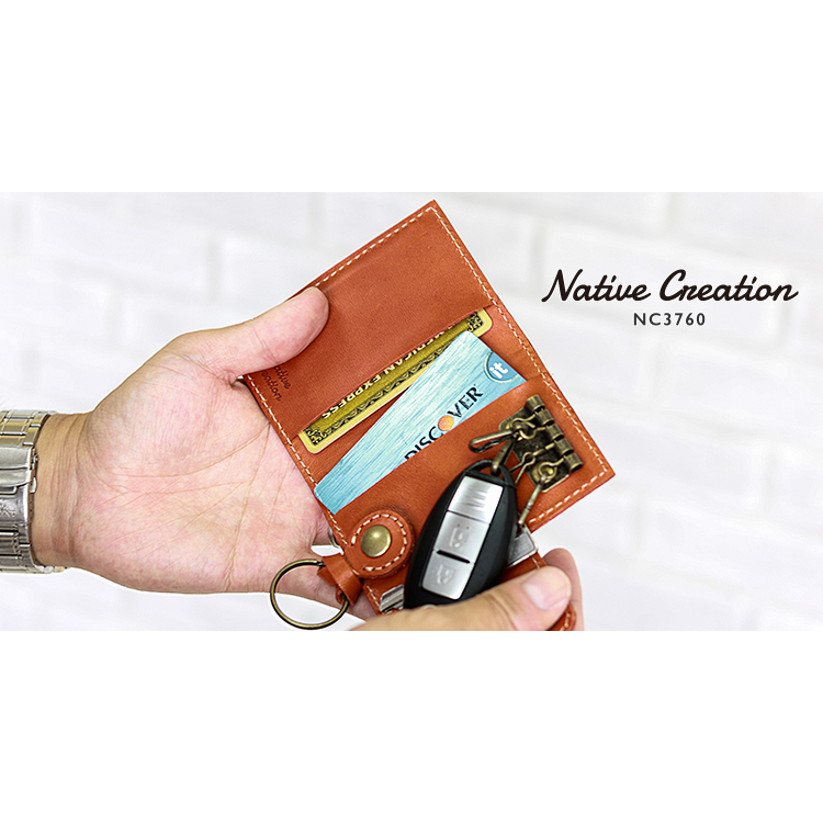二つ折り 4連キーケース 栃木レザー NC3760|Native Creation(ネイティブクリエーション)公式オンラインショップ
