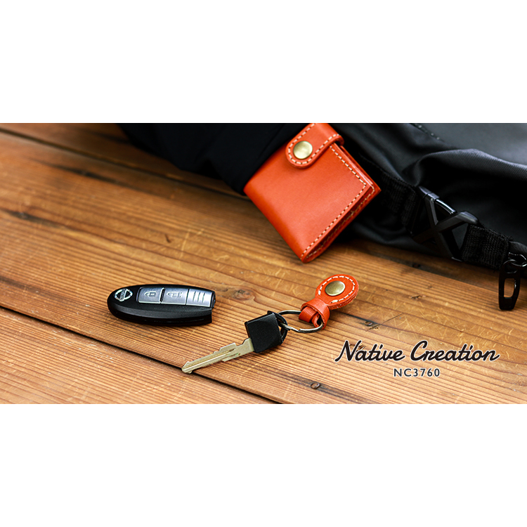 二つ折り 4連キーケース 栃木レザー NC3760|Native Creation(ネイティブクリエーション)公式オンラインショップ