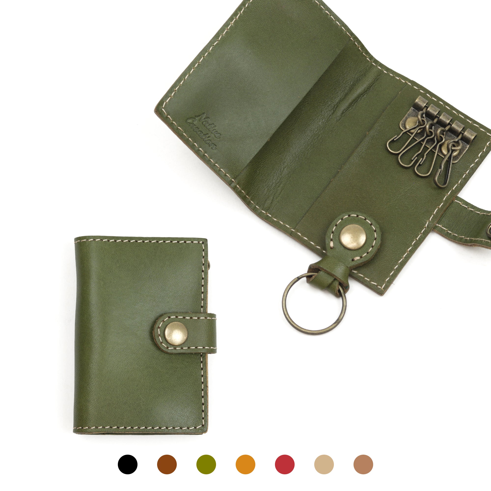 二つ折り 4連キーケース 栃木レザー NC3760|Native Creation(ネイティブクリエーション)公式オンラインショップ